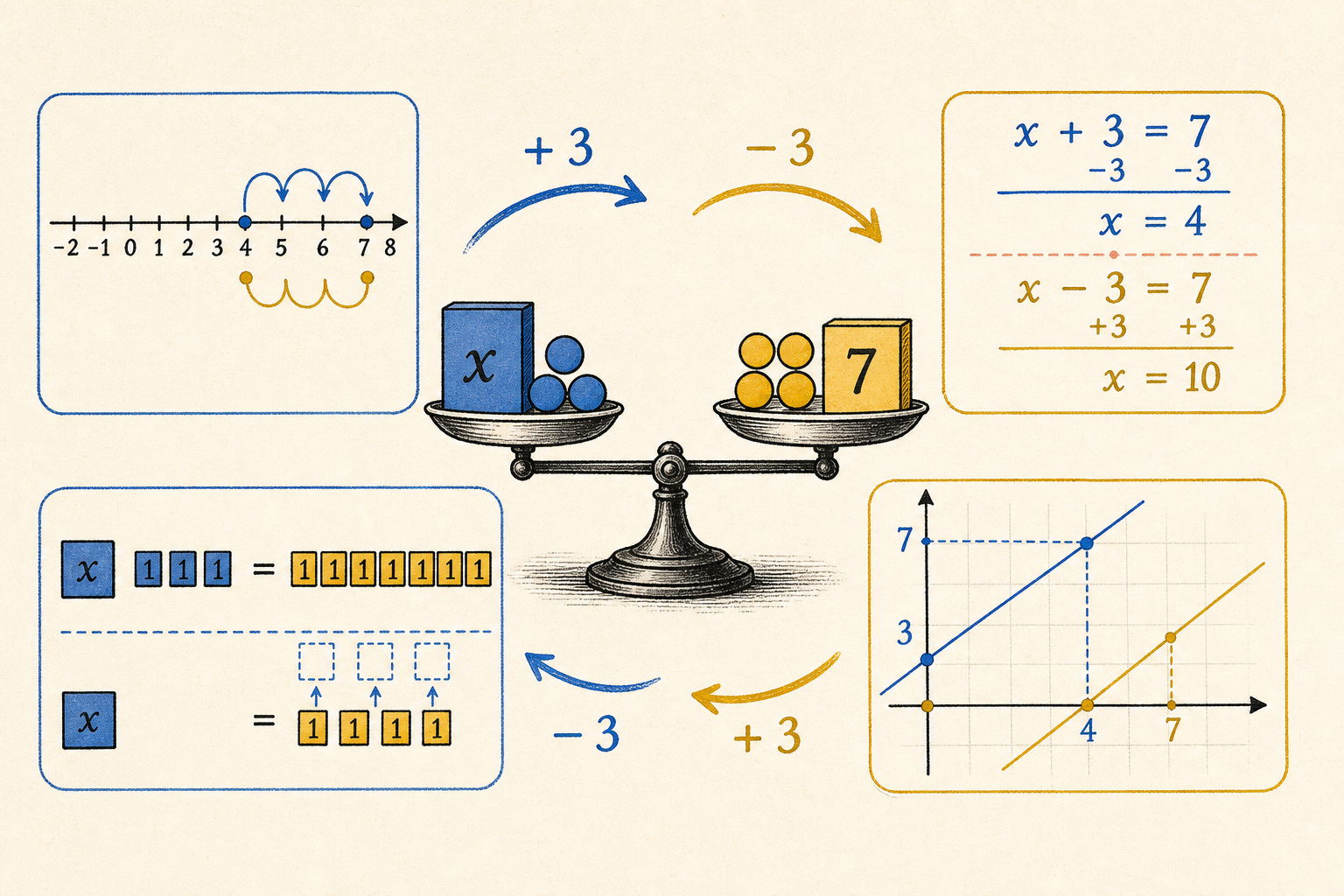 Editorial math illustration for Inverse Operations
