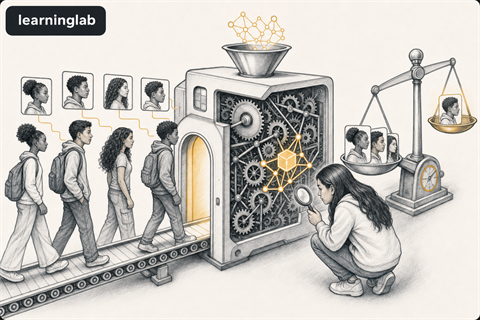 Line-art illustration for Computing Bias