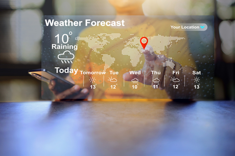 Picture of a Scienctific Compuer Model for Weather